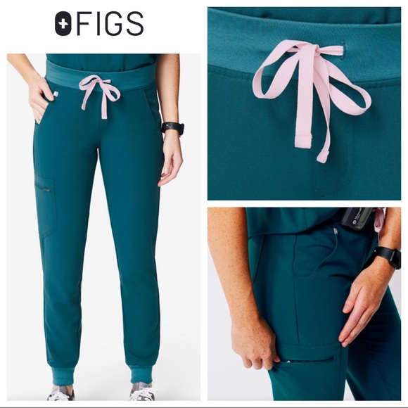 Figs Pants - Figs {XSP} Caribbean Blue Zamora Jogger Scrub XS P